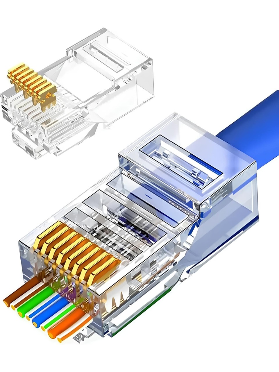 CAT 6 EZ PLUG 100 PK